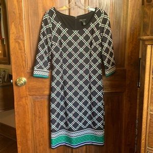 NWOT Gorgeous White House Black  Market dress like new special occasion lined 4